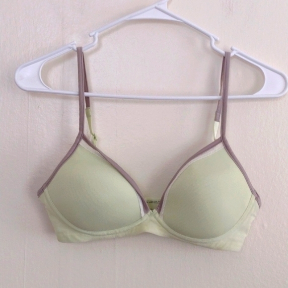 Luleh Lime Green Wire Free Full Coverage Comfort Bra Size 34C - Picture 10 of 14
